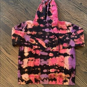 Tie dye hoodie. Handmade.